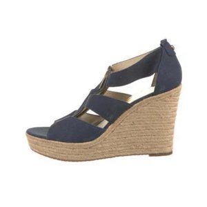 Michael Michael Kors Damita Zipper Espadrille Wedge 9.5 M
